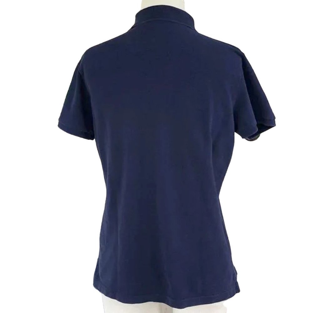 NEW Vintage Polo Ralph Lauren Polo Shirt!  Navy Big Ralph Lauren Script & Crest - Picture 2 of 3